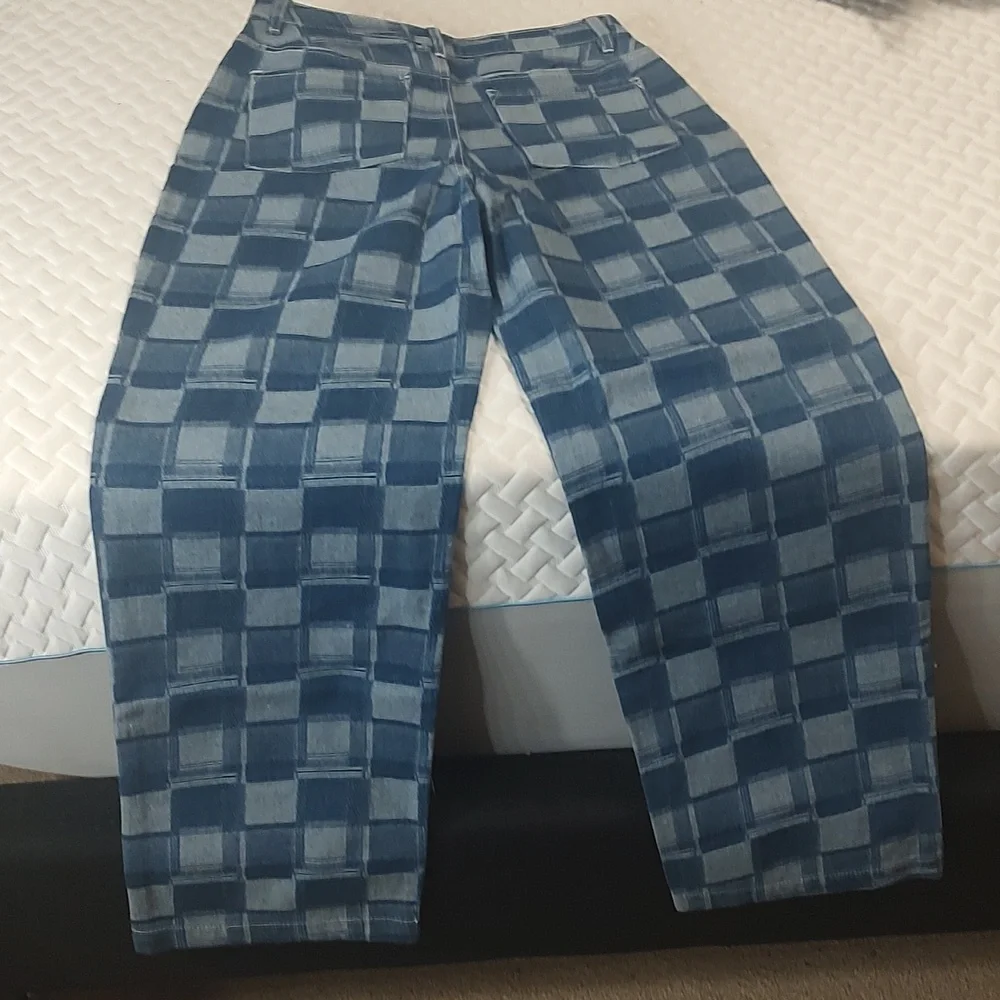 Woman's patchwork denim jeans CIDER - Picture 2 of 4